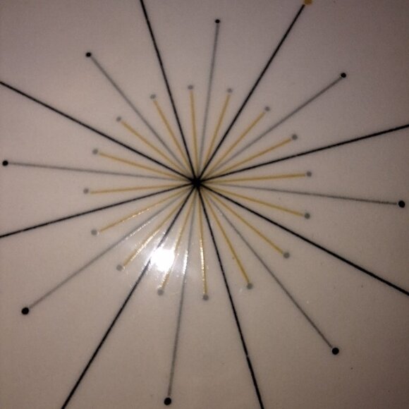 Modern Star Plate Small 6.5 Inch Starburst USA Retro Vintage MCM Mid Century - Picture 4 of 6